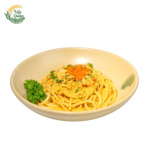 Mì Ý sốt cua trứng tôm