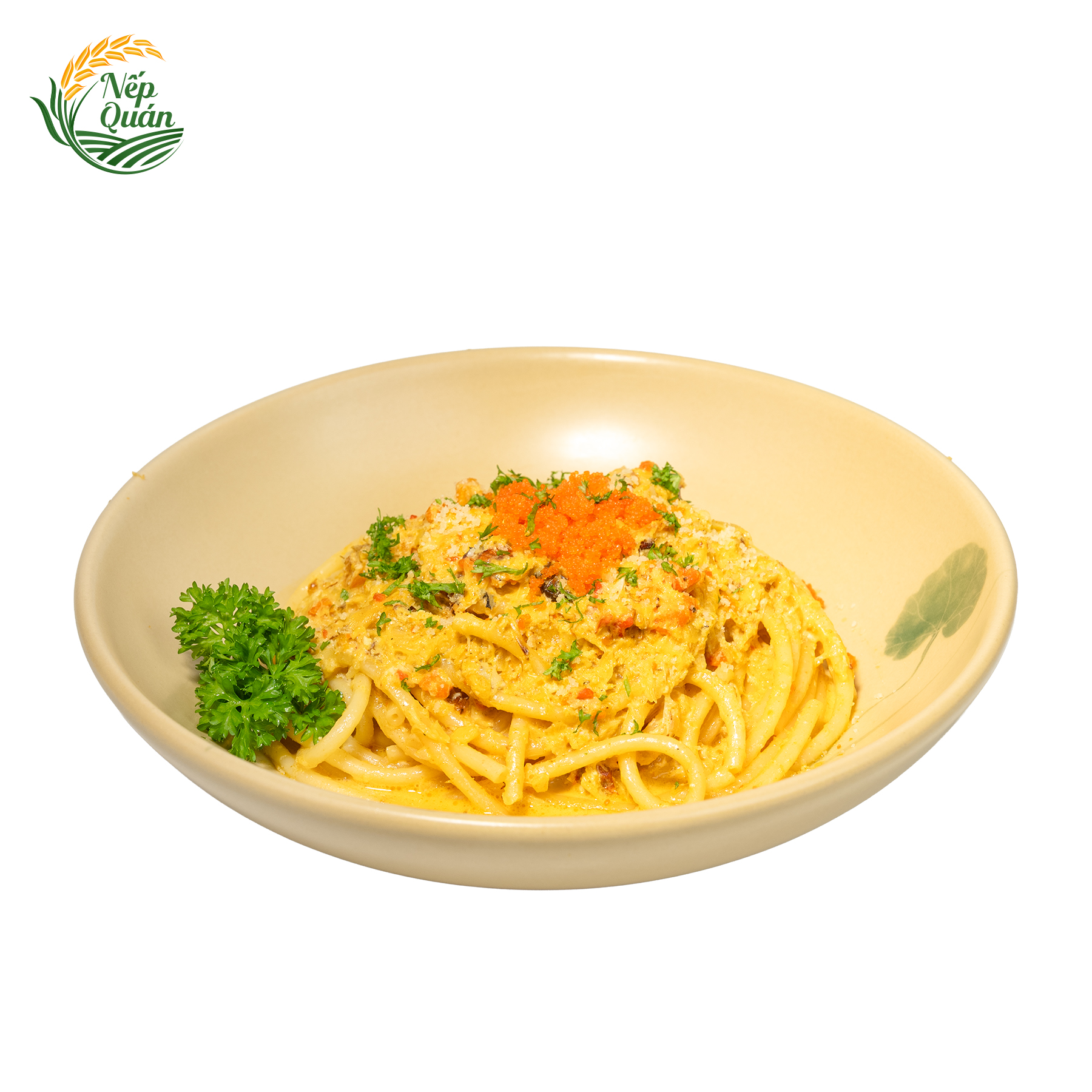 Mì Ý sốt cua trứng tôm